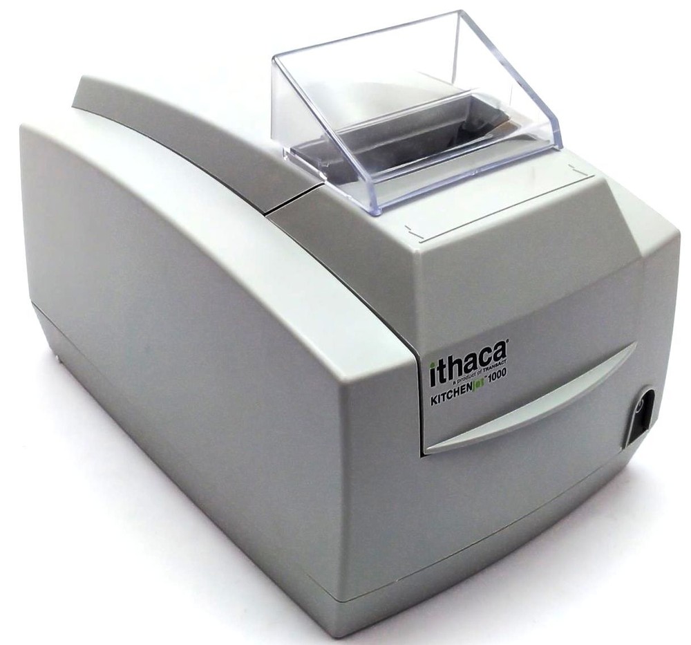 Ithaca KITCHENjet 1000 Inkjet Receipt Printer Autocutter ITH-KJ1-ETH-2-BE
