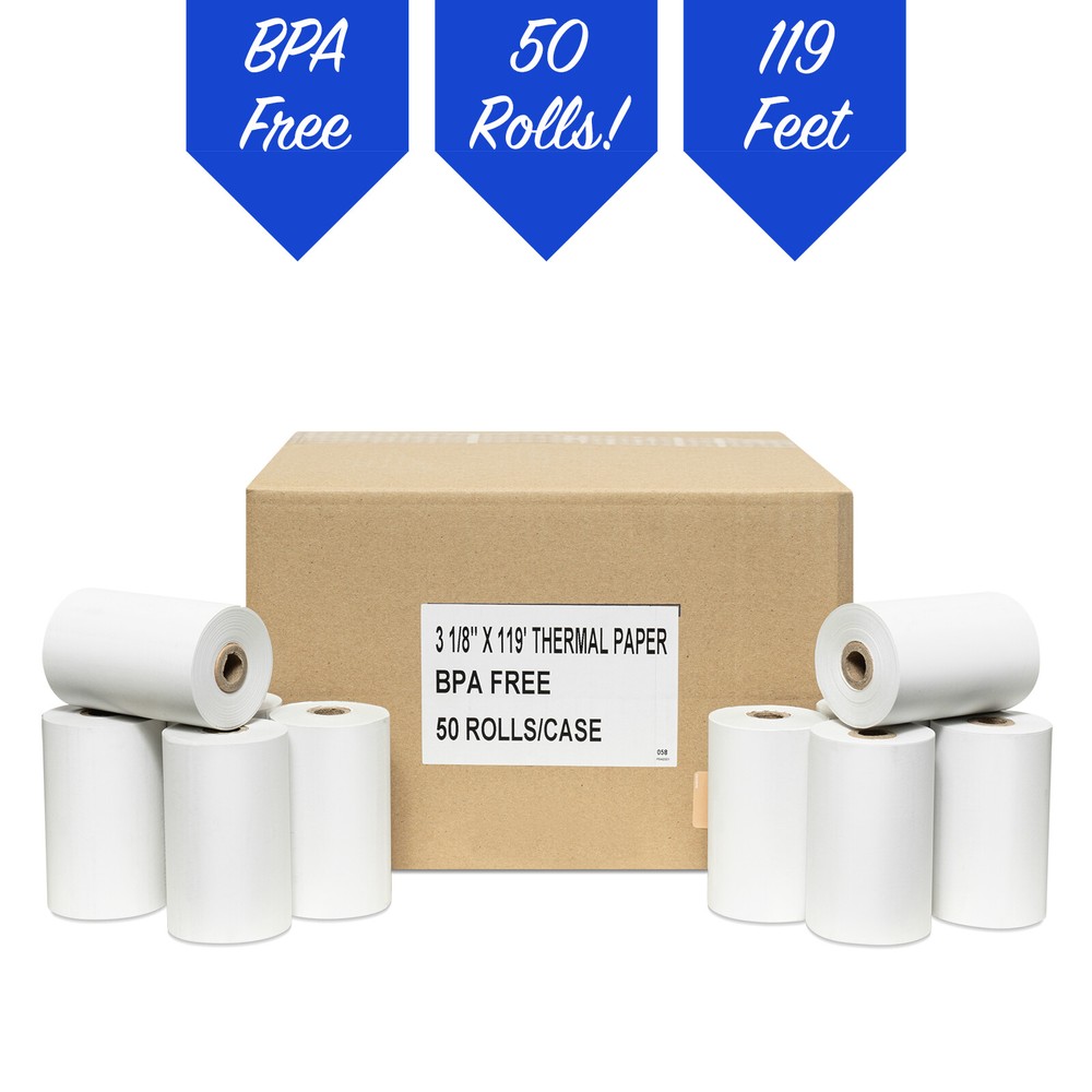 Star Micronics 37964050 Thermal Roll Paper (Pack of 50)