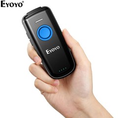 Eyoyo 2D Bluetooth Barcode Scanner IOS Android 1500mAh Wireless QR Code Scanner