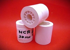 Original NCR 38mm Register/Calculator Paper 3 Rolls Stock 997074. Open Stock.