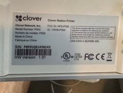 Clover pos system unlocked + Clover mini/Credit Card Terminal Wifi + Gun scanner