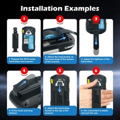 Hand Strap Replacement for TC77 TC70 TC72 TC75 TC70X Barcode Scanner – 5 Pcs, Du