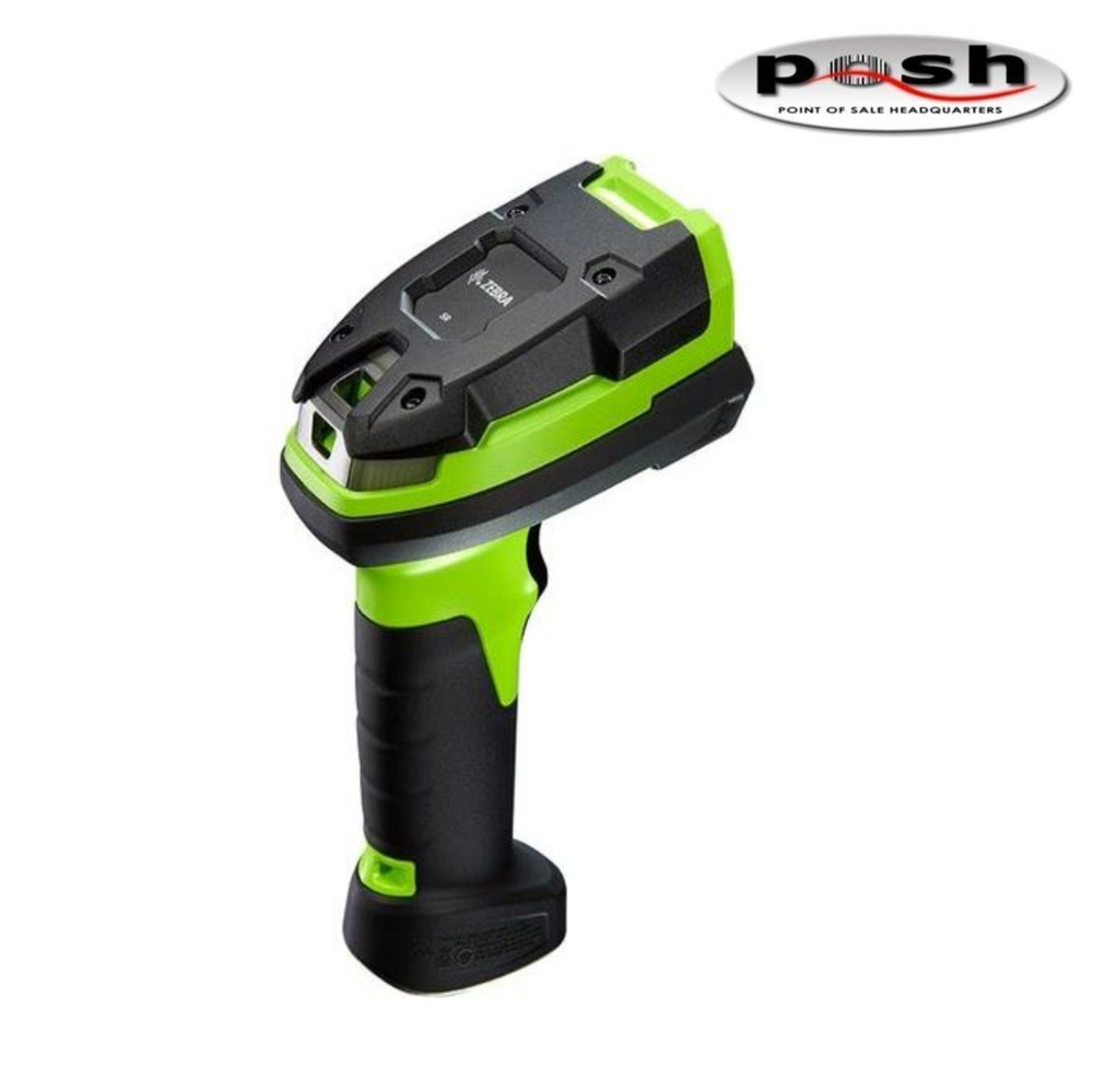 NEW Zebra DS3608-HD Rugged 2D Barcode Scanner USB Kit Green