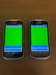 Pair of Zebra TC520K TC52 Scanners | NEW Chargers and Cases | Seller Refurbished