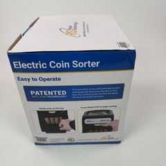 Royal Sovereign QS-1AC Electric Coin Sorter Tubes Open Box Tested Works Great