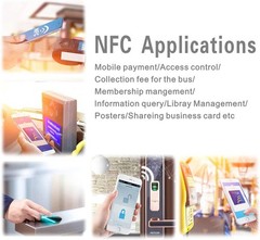 50pcs NFC Cards NFC Tags Ntag215 chip tag rewritable NFC Coin Cards， Compatib…