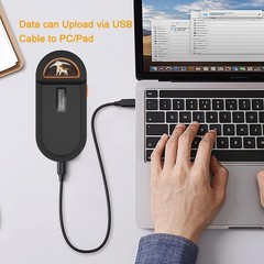 Pet Microchip Scanner RFID Dog & Cat Microchip Reader Supports EMID