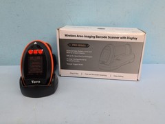 Tera Pro Series Wireless 1D 2D QR Barcode Scanner with Display & Charging Cradle