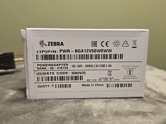 Zebra PWR-BGA12V50W0WW Power W/ Zebra CBL-DC-388A1-01 & AC Power Cord (See Pics)