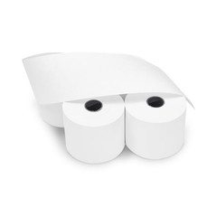 6 Rolls 2 1/4 x 150 ft, White, adding machine tape Paper Rolls, Premium One P…