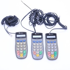 LOT OF (3) VERIFONE PINpad 1000SE P003-170-02-001 CREDIT DEBIT CARD TERMINALS