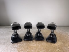 (LOT OF 4) ZEBRA DS2278 WIRELESS HANDHLED BARCODE SCANNER W/ CHARGING CRADLE