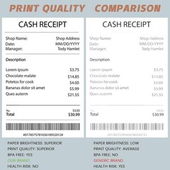20 PACK 2-1/4&Prime; x 50&prime; Thermal Credit Card Cash Register POS Receipt Paper Rolls