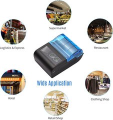 Receipt Printer, Portable Mini Thermal Receipt Printers USB Receipt Bill Ticket