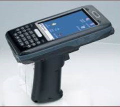 Smarterminal AT870 mobile RFID Barcode Scanner PDA with Pistol Grip handle