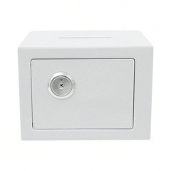 Small Drop Slot Cash Safe Box 9×6.7×6.7In, Jewelry Valuables Storage