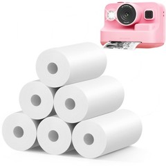6 Rolls Instant Camera Refill Print Paper, HD Print Camera Paper