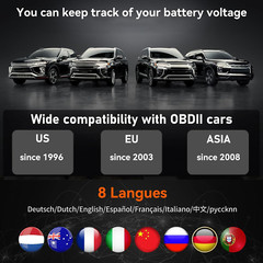 Escáner OBD2, diagnóstico del lector de códigos de automóvil CGSULIT SC103