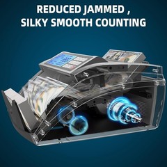 Money Counter Machine with 3.7&Prime; LCD & Advanced Counterfeit Detection