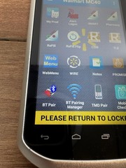 Symbol Zebra Motorola MC40 Touch Computer Scanner with Walmart Software TESTED