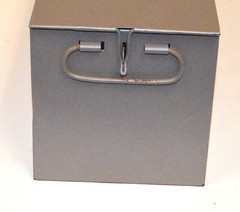 LeFebure Safe Deposit Box, Metal, Drawer *Used* 21- 9/16&Prime; x 4-7/8&Prime; x 4-13/16&Prime;