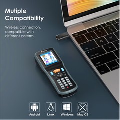 Handheld 2.4G Wireless Barcode Scanner Collector Inventory Counter for Warehous
