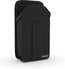 Rugged Vertical Holster for Handheld Barcode Scanners with Belt Clip and Loops