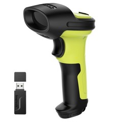 Inateck 2D Barcode Scanner, Wireless Bluetooth QR Code Scanner with AI APP &