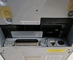Nice Epson/Micros TM-U220B Receipt Printer with Power Supply Ethernet M188B