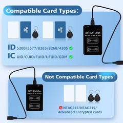 IC&ID RFID Copier,RFID Reader Applicable to IC 13.56 MHz,RFID Copier Reader Writ
