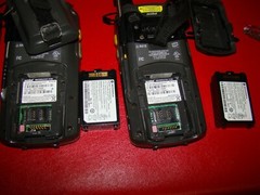 LOT OF 4 Symbol Motorola MC7596-PZCSKQWA9WR MC7596 Barcode Scanner MC75