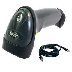 ZEBRA Symbol LS2208-SR20007R-UR 1D Handheld Barcode Scanner w/USB Cable GRADE A!