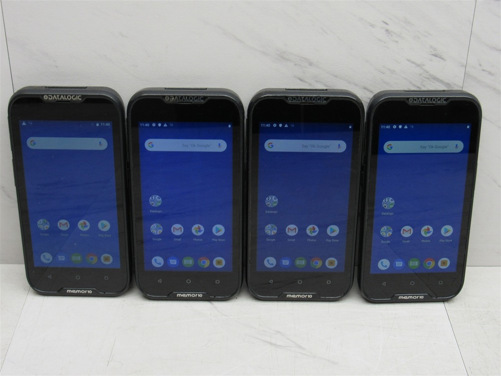 4 LOT Datalogic Memor 10 Mobile Computer 944350004 Android 9 + 8.1 with Battery