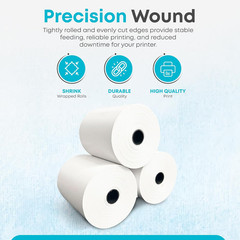 (32 Rolls) 1 Ply Kitchen Printer Paper 3&Prime; X 150 Feet 1-Ply Bond Receipt Paper Ro