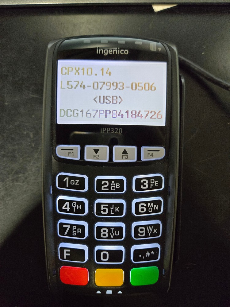Ingenico IPP320 Payment Terminal w/ Chip and Swipe Reader w/USB Cord