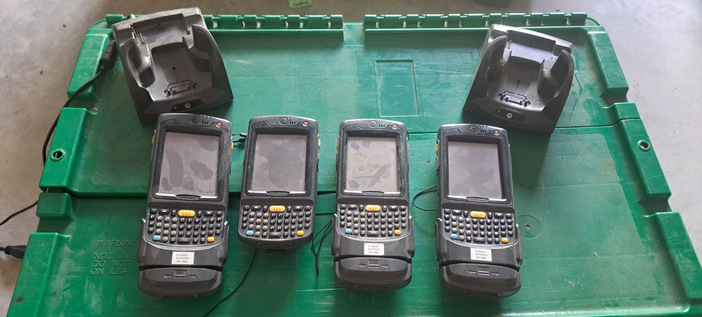 Motorola Pitney Bowes, imager, qwerty keypad used Lot Of 4