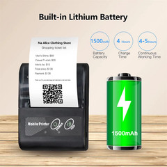 GOOJPRT 58mm Bluetooth Thermal Receipt Printer Portable Mini POS Printer