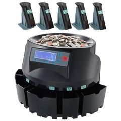VEVOR USD Coin Counter & Coin Sorters with LCD Display, up to 300 Coins/min