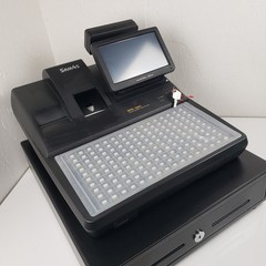 SAM4S SPS-520FT Touch Screen POS System Hybrid Cash Register Customer Display