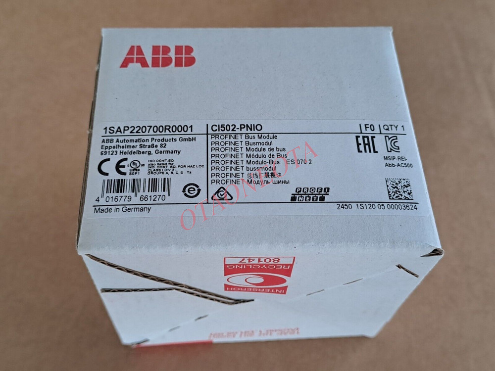 NEW CI502-PNIO 1SAP220700R0001ABB Communication module fast shipping DHL / FedEx