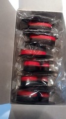 6 Calculator Ribbons Replacement For Canon MP21DX Canon MP-21DX Black Red