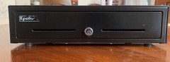 Epsilont Automatic Cash Drawer / Till: Removable Trays, Wired Hook Up, WORKS!