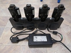 LOT 4 Motorola Symbol MC3190-RL4S24E0A Barcode Scanners + 4-Slot Cradle + Power