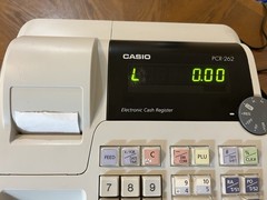 Casio PCR-262 Electronic Cash Register Working READ