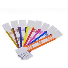 400 Pcs Assorted Currency Straps Self-Adhesive Money Bands for Cash Bills