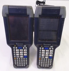 Intermec CK3 Scanners with Charger & Batteries, Lot of 2, For Parts/ Repair