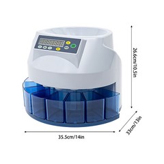 Coin Counter Counter Digital Automatic Electronic Coin Sorter Machine 110V
