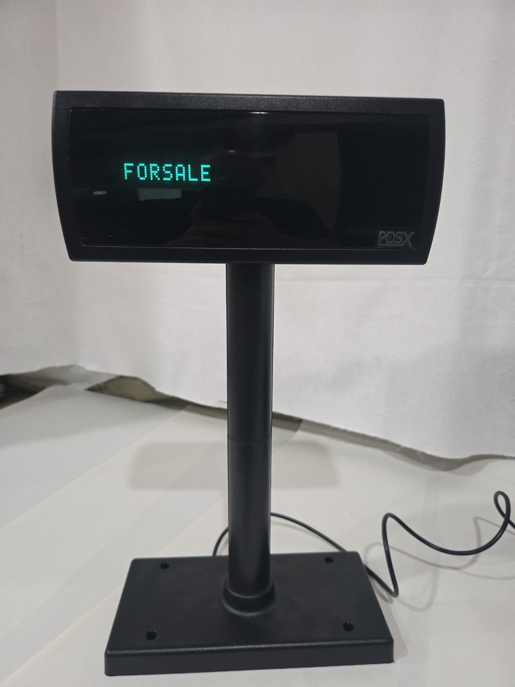 POSX XP8200U USB Point of Sale Pole Customer Checkout Display Tested