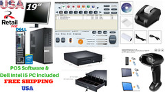 Low price Full POS all-in-one Point of Sale System Combo Kit Retail Store DELL