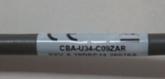 Symbol Motorola Coiled Cable 9 ft CBA-U34-C09ZAR USB Power Plus Dual USB Cable
